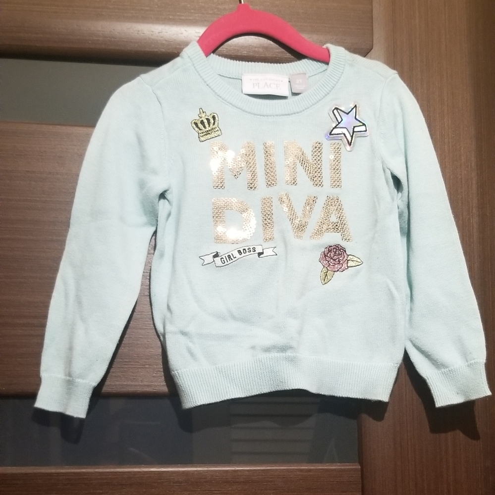 Powder Blue Mini Diva sweater